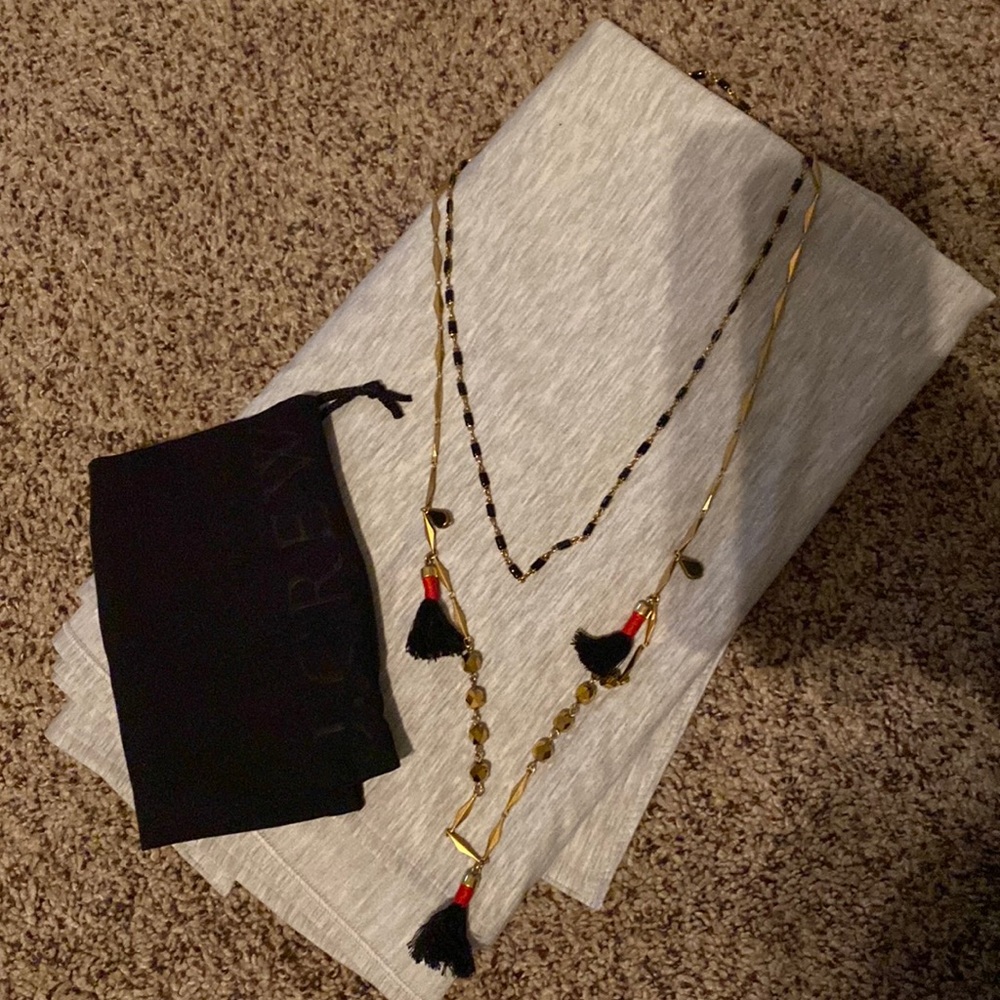 J crew tassel necklace